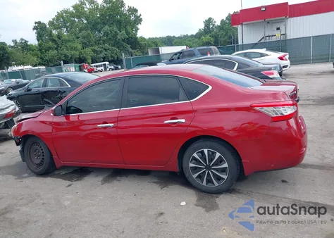 2014 Nissan Sentra Fe+ S/Fe+ Sv/S/Sl/Sr/Sv z USA, uszkodzony, nr VIN 3N1AB7AP7EL646295